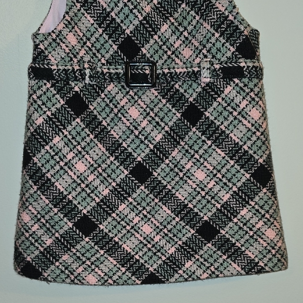 Rare Editions Plaid Dress with Belt - Picture 5 of 10